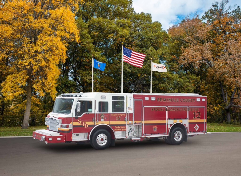 Seminole County FL Pierce PUC with HR-6.2 Generator Dealer Ten 8 Fire